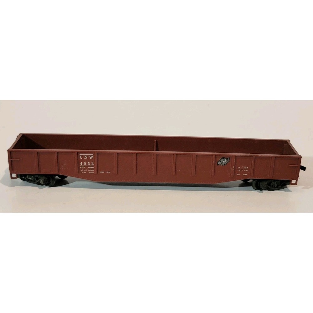 Vintage HO Scale CNW Chicago & North Western Gondola #4052 Model Train Car